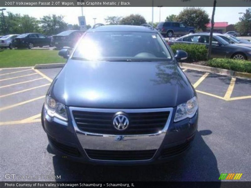 Blue Graphite Metallic / Black 2007 Volkswagen Passat 2.0T Wagon