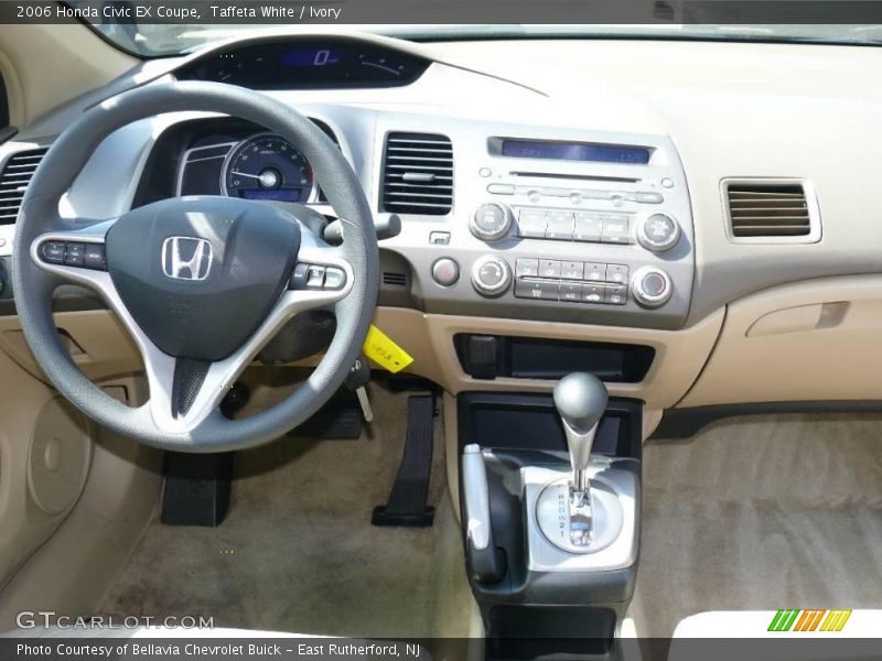 Taffeta White / Ivory 2006 Honda Civic EX Coupe