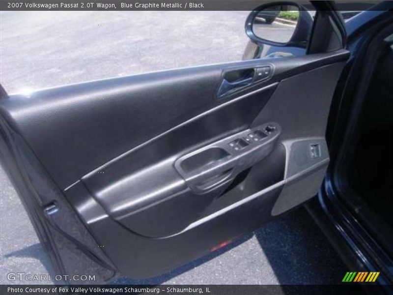 Blue Graphite Metallic / Black 2007 Volkswagen Passat 2.0T Wagon