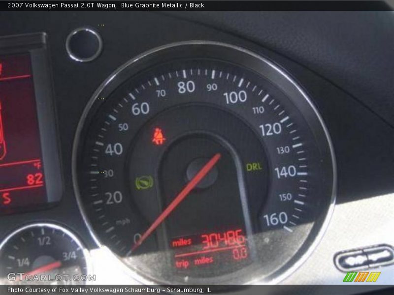 Blue Graphite Metallic / Black 2007 Volkswagen Passat 2.0T Wagon