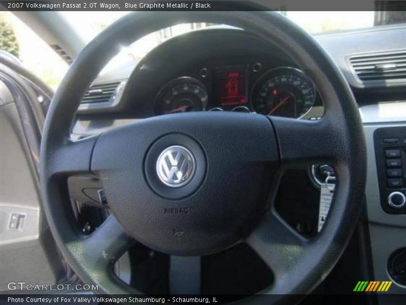 Blue Graphite Metallic / Black 2007 Volkswagen Passat 2.0T Wagon