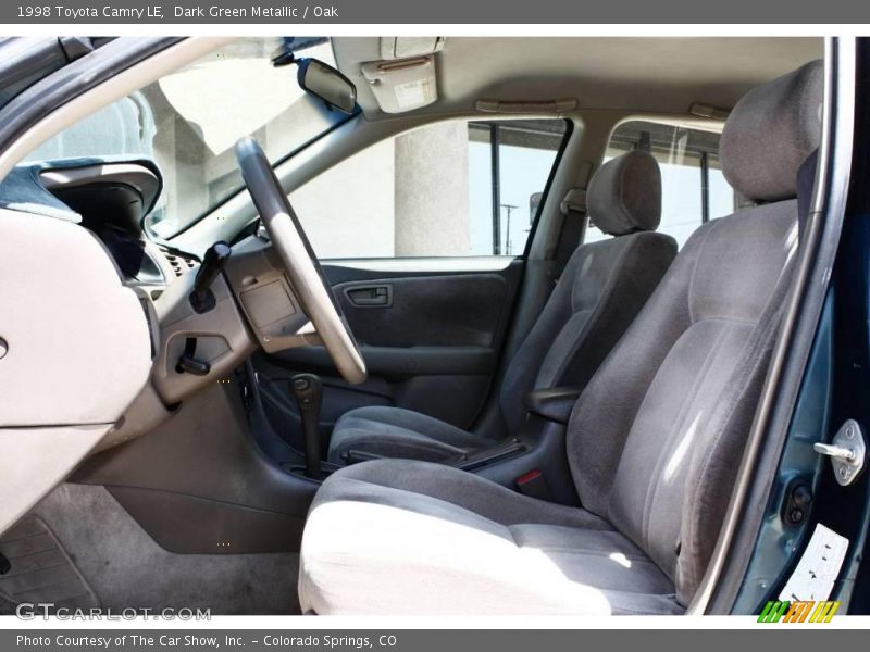 Dark Green Metallic / Oak 1998 Toyota Camry LE