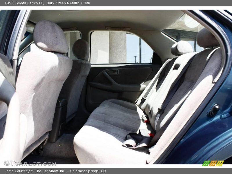 Dark Green Metallic / Oak 1998 Toyota Camry LE