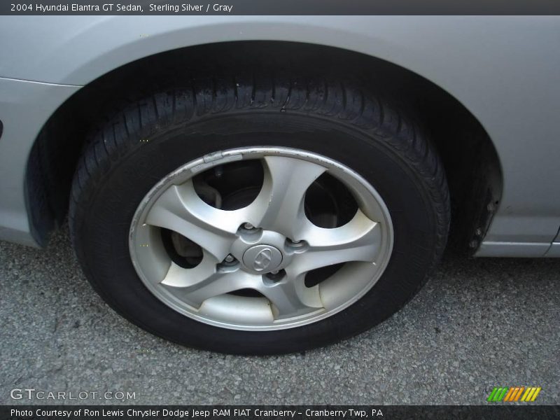 Sterling Silver / Gray 2004 Hyundai Elantra GT Sedan