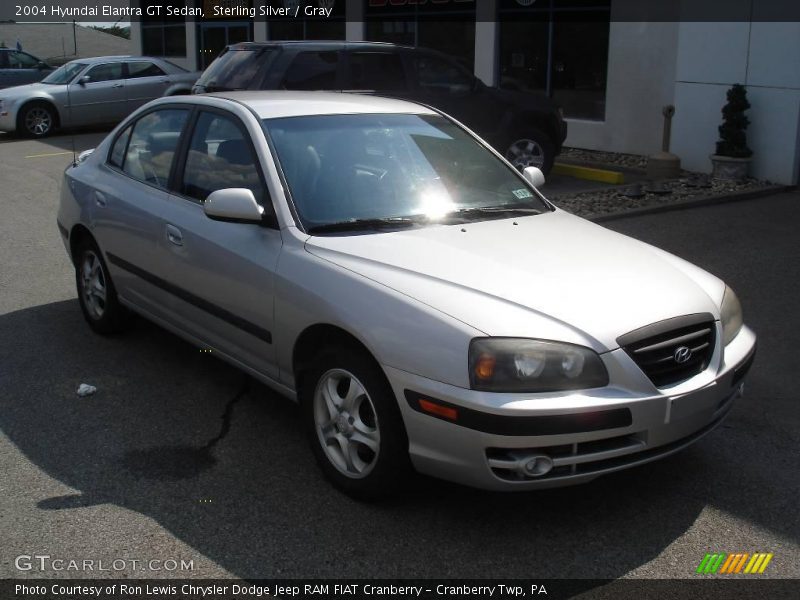 Sterling Silver / Gray 2004 Hyundai Elantra GT Sedan