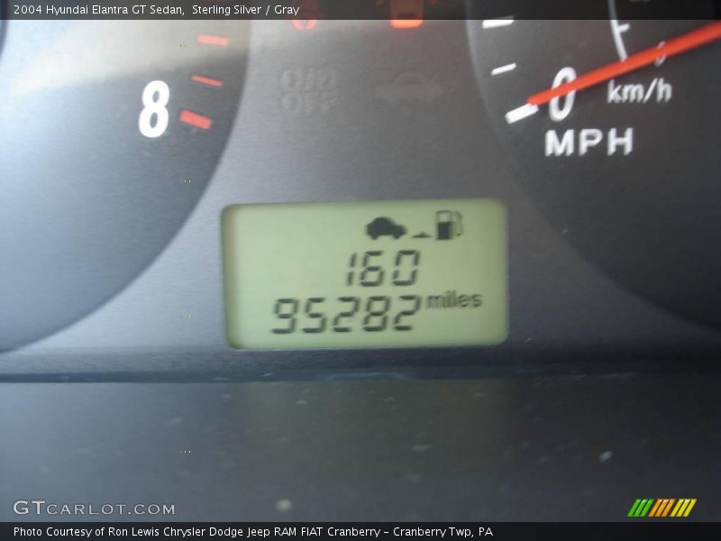 Sterling Silver / Gray 2004 Hyundai Elantra GT Sedan