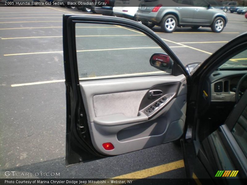 Black Obsidian / Gray 2005 Hyundai Elantra GLS Sedan
