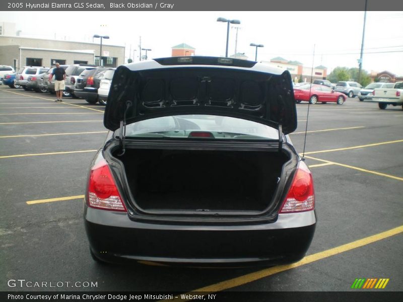 Black Obsidian / Gray 2005 Hyundai Elantra GLS Sedan
