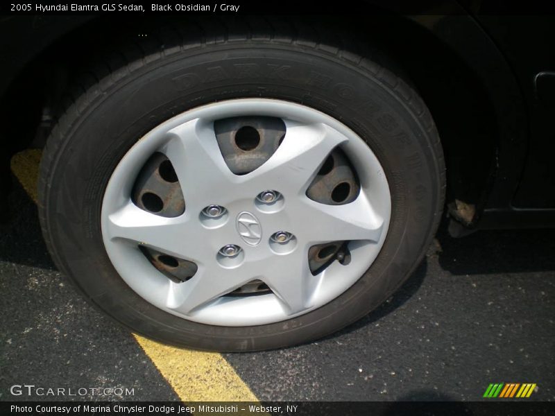 Black Obsidian / Gray 2005 Hyundai Elantra GLS Sedan