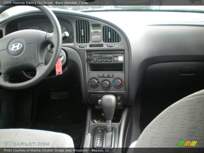 Black Obsidian / Gray 2005 Hyundai Elantra GLS Sedan