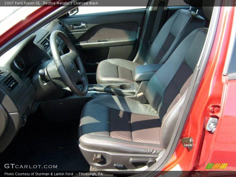 Redfire Metallic / Charcoal Black 2007 Ford Fusion SE