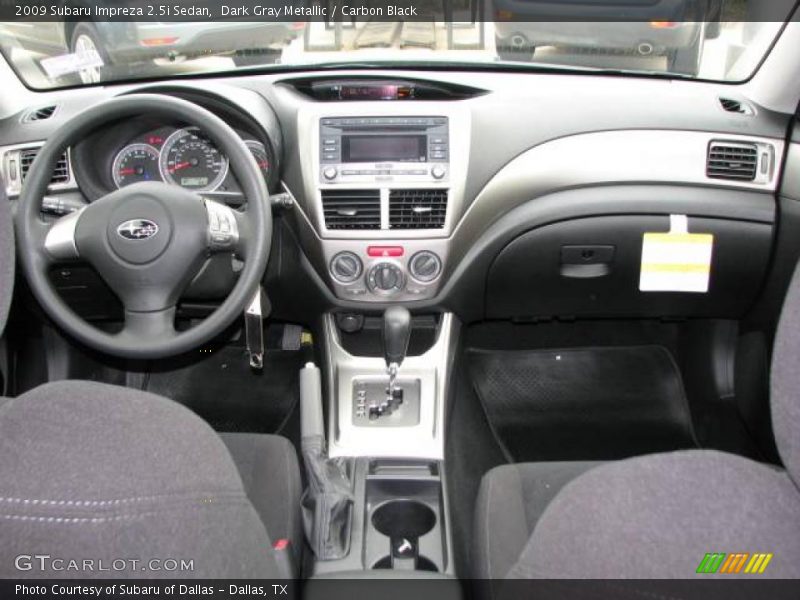 Dark Gray Metallic / Carbon Black 2009 Subaru Impreza 2.5i Sedan