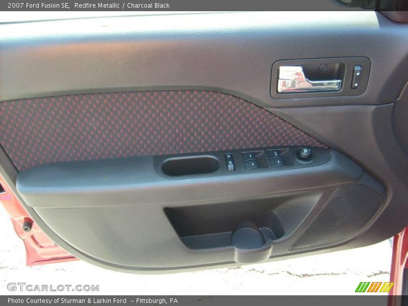 Redfire Metallic / Charcoal Black 2007 Ford Fusion SE