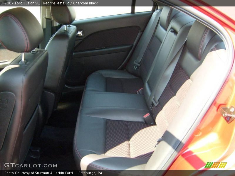 Redfire Metallic / Charcoal Black 2007 Ford Fusion SE