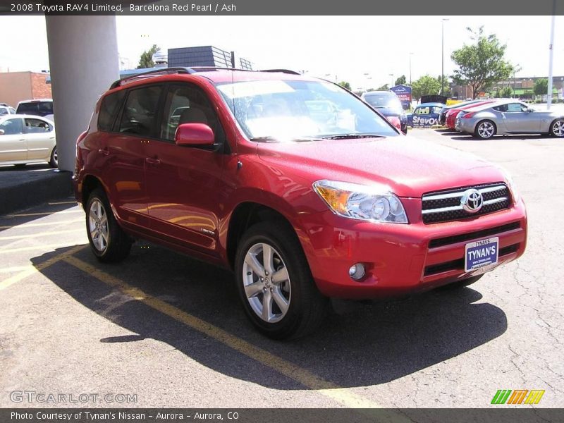 Barcelona Red Pearl / Ash 2008 Toyota RAV4 Limited