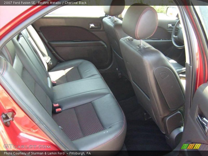 Redfire Metallic / Charcoal Black 2007 Ford Fusion SE