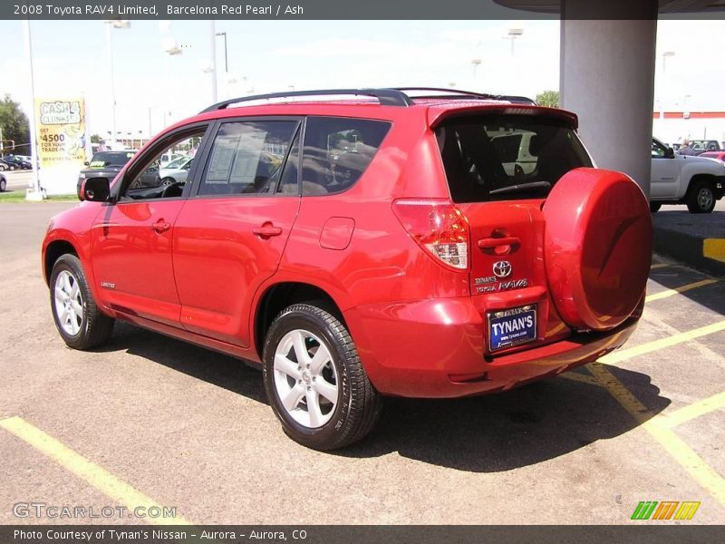 Barcelona Red Pearl / Ash 2008 Toyota RAV4 Limited