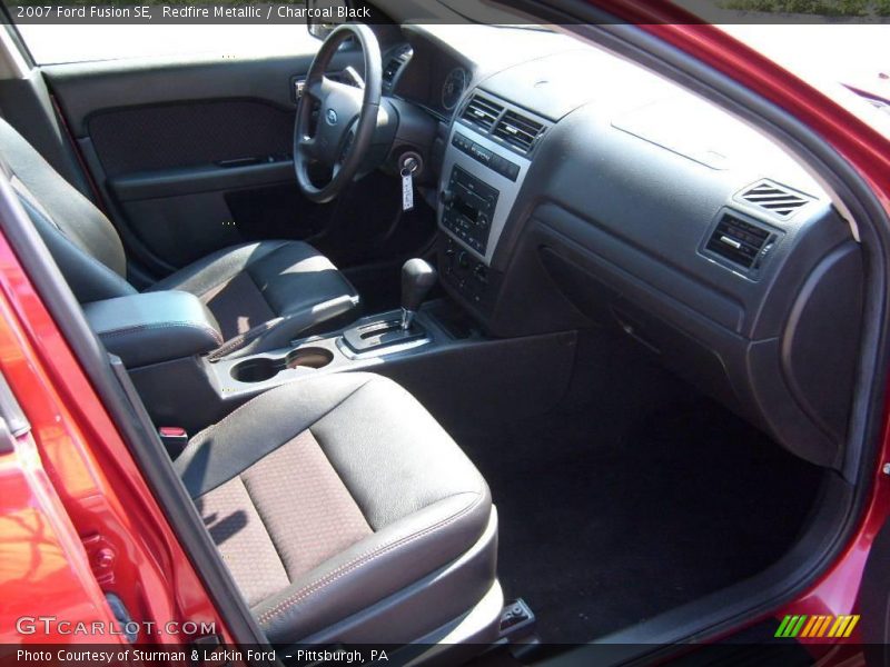Redfire Metallic / Charcoal Black 2007 Ford Fusion SE