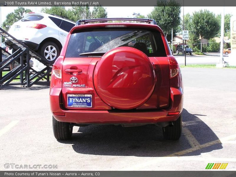 Barcelona Red Pearl / Ash 2008 Toyota RAV4 Limited