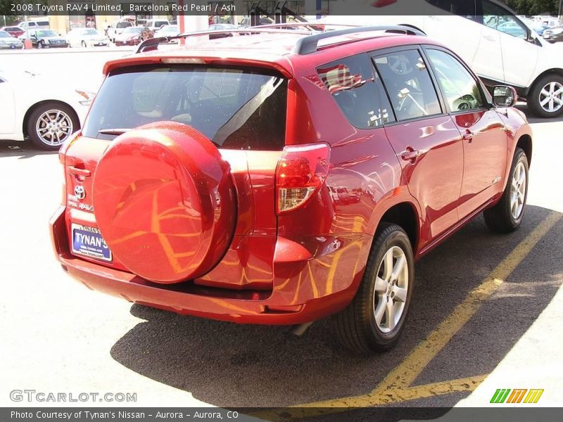 Barcelona Red Pearl / Ash 2008 Toyota RAV4 Limited