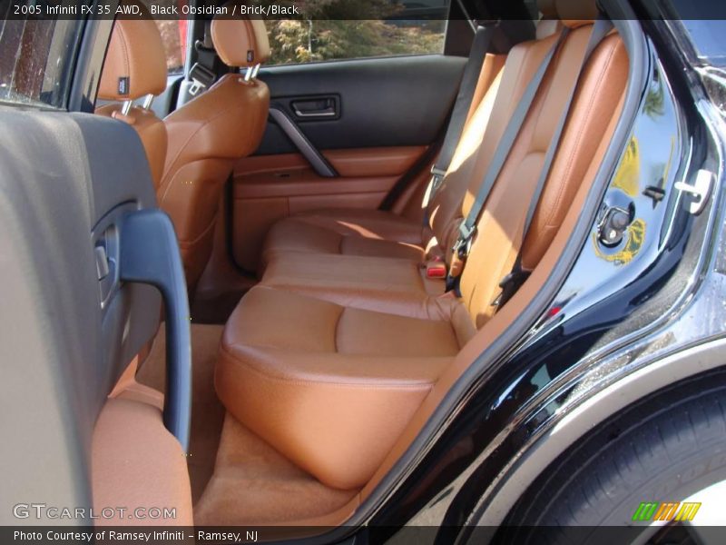 Black Obsidian / Brick/Black 2005 Infiniti FX 35 AWD