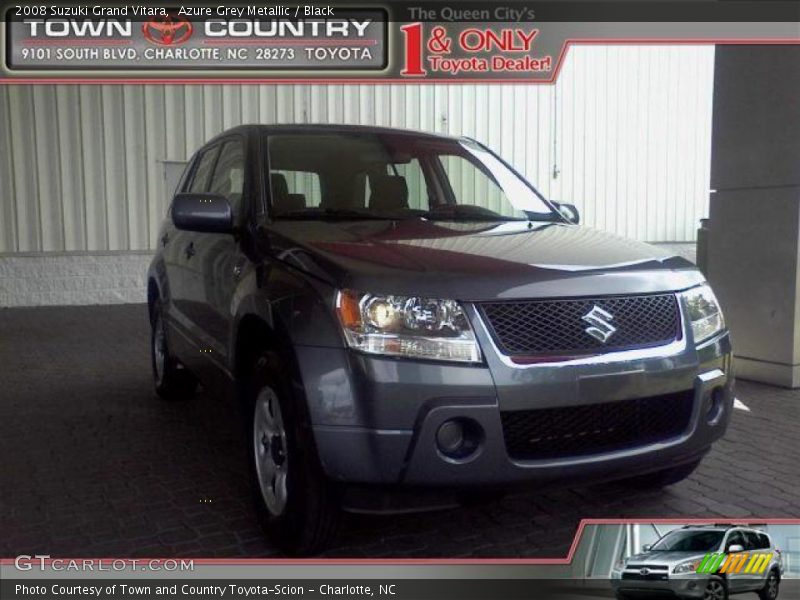 Azure Grey Metallic / Black 2008 Suzuki Grand Vitara