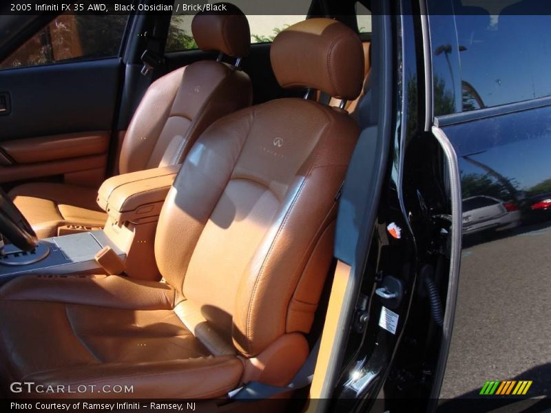 Black Obsidian / Brick/Black 2005 Infiniti FX 35 AWD