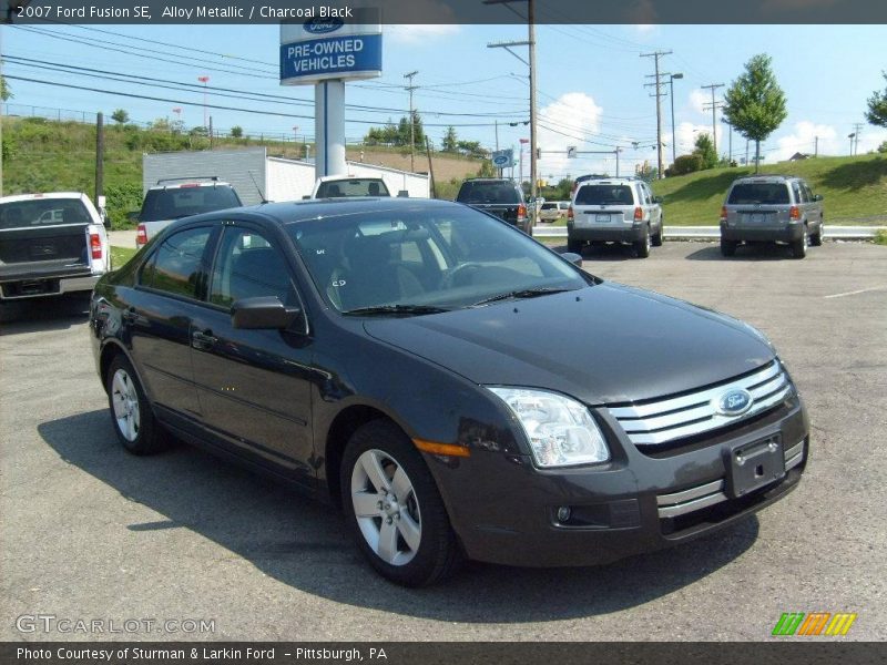 Alloy Metallic / Charcoal Black 2007 Ford Fusion SE