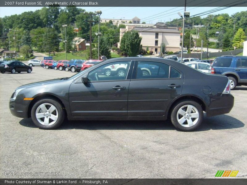 Alloy Metallic / Charcoal Black 2007 Ford Fusion SE