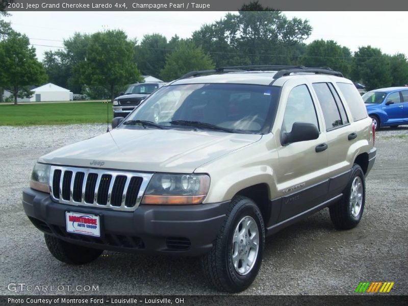 Champagne Pearl / Taupe 2001 Jeep Grand Cherokee Laredo 4x4