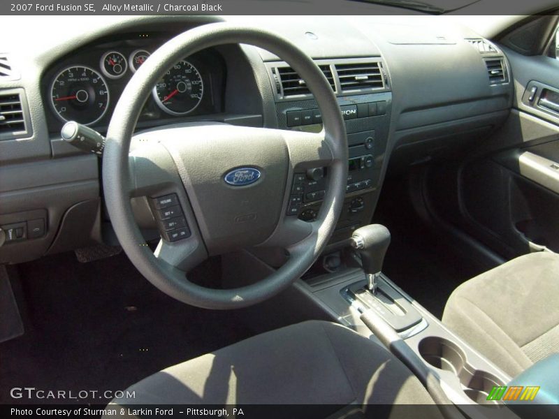Alloy Metallic / Charcoal Black 2007 Ford Fusion SE