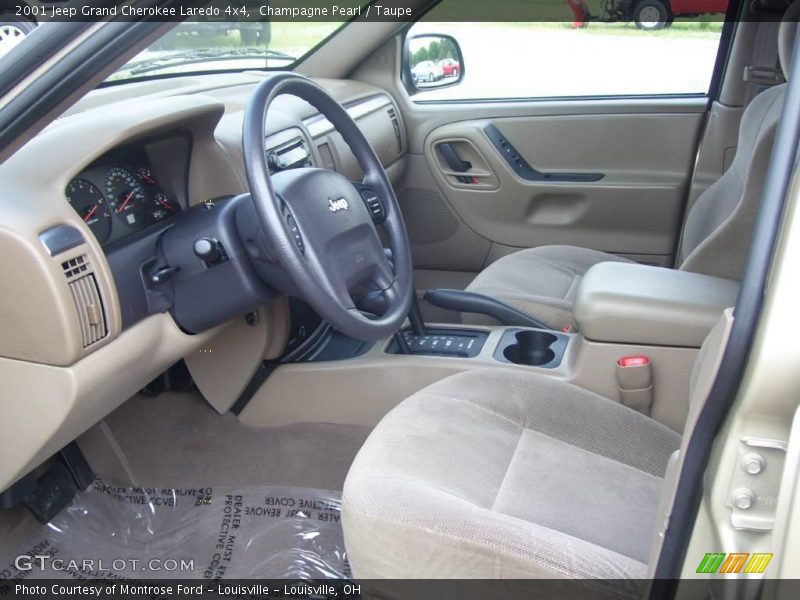 Champagne Pearl / Taupe 2001 Jeep Grand Cherokee Laredo 4x4
