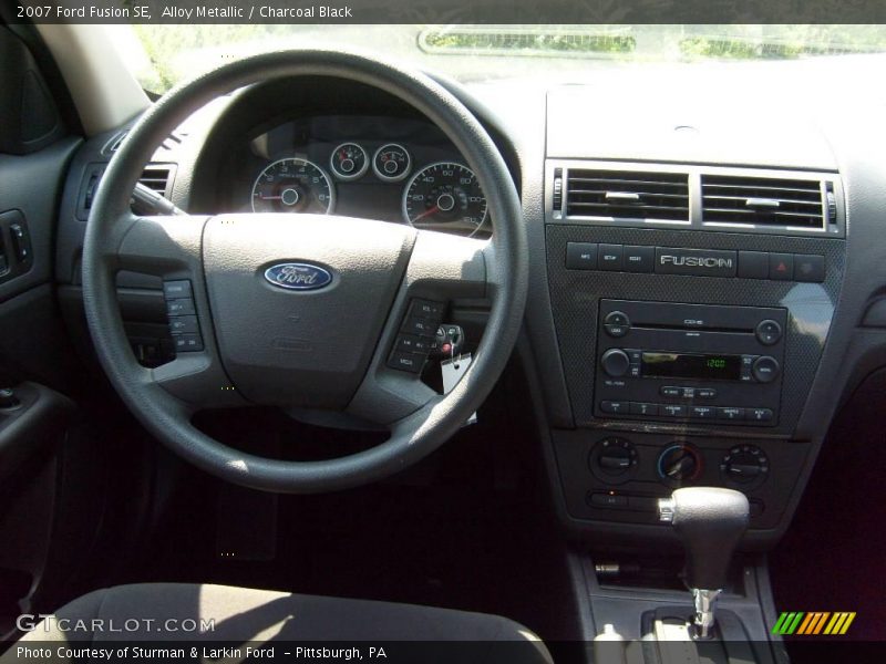 Alloy Metallic / Charcoal Black 2007 Ford Fusion SE