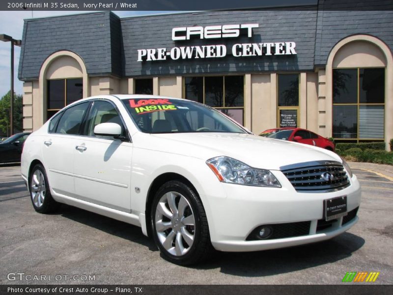 Ivory Pearl / Wheat 2006 Infiniti M 35 Sedan
