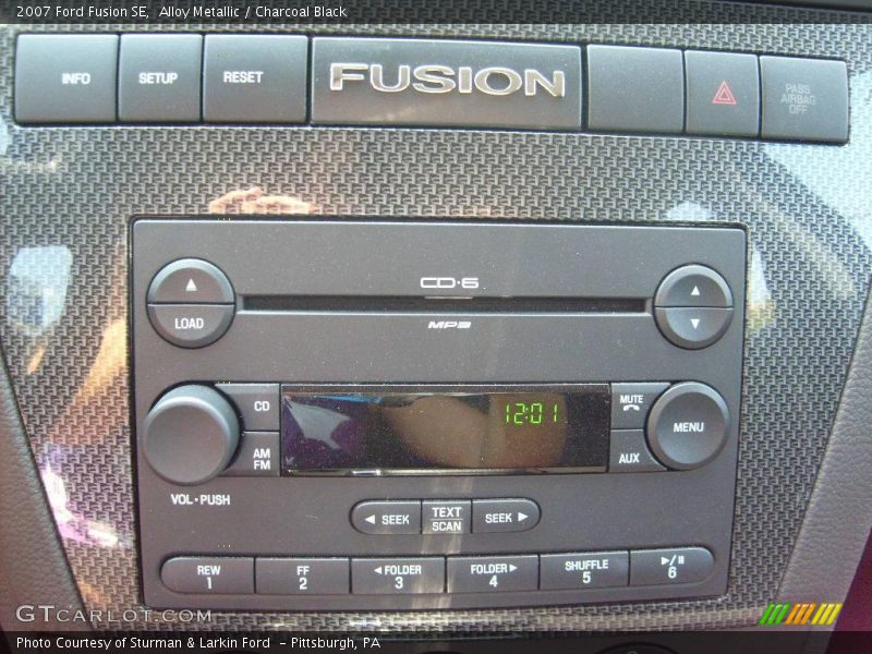 Alloy Metallic / Charcoal Black 2007 Ford Fusion SE