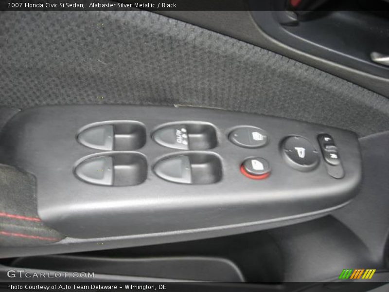 Alabaster Silver Metallic / Black 2007 Honda Civic Si Sedan