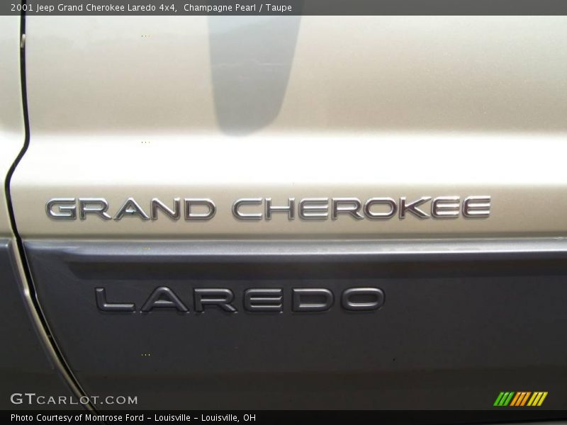 Champagne Pearl / Taupe 2001 Jeep Grand Cherokee Laredo 4x4