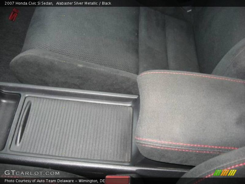 Alabaster Silver Metallic / Black 2007 Honda Civic Si Sedan