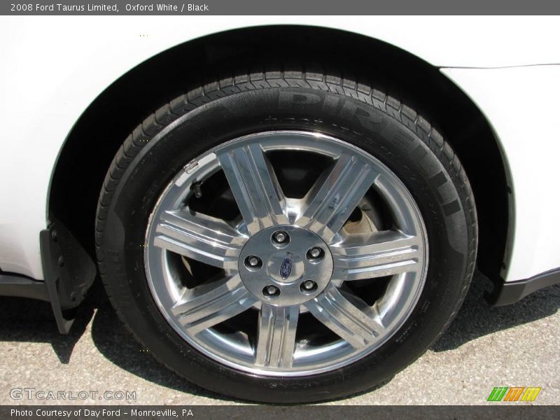 Oxford White / Black 2008 Ford Taurus Limited