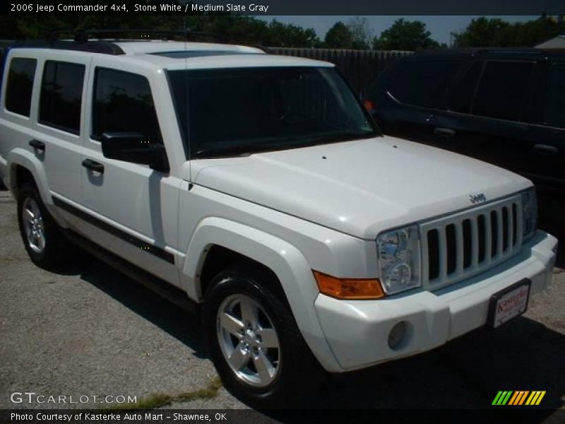 Stone White / Medium Slate Gray 2006 Jeep Commander 4x4