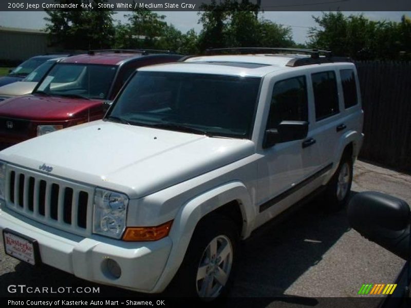 Stone White / Medium Slate Gray 2006 Jeep Commander 4x4