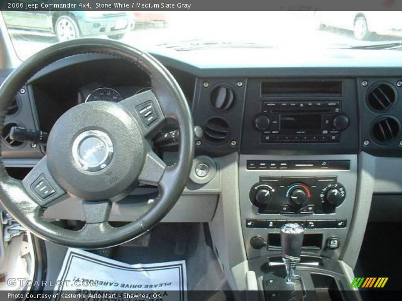 Stone White / Medium Slate Gray 2006 Jeep Commander 4x4