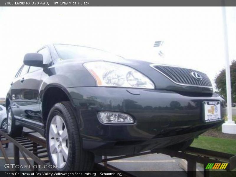 Flint Gray Mica / Black 2005 Lexus RX 330 AWD