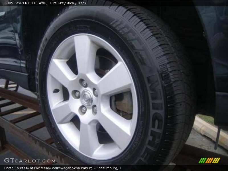 Flint Gray Mica / Black 2005 Lexus RX 330 AWD