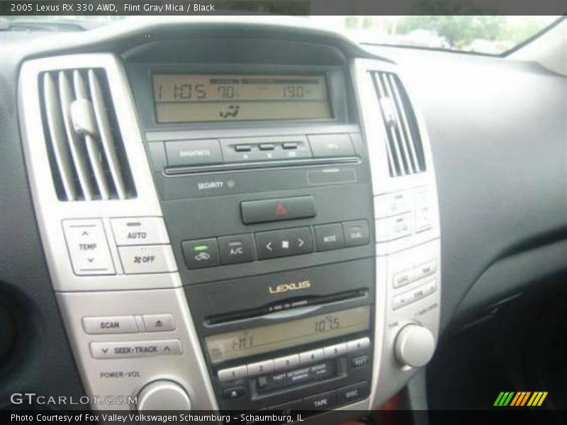 Flint Gray Mica / Black 2005 Lexus RX 330 AWD