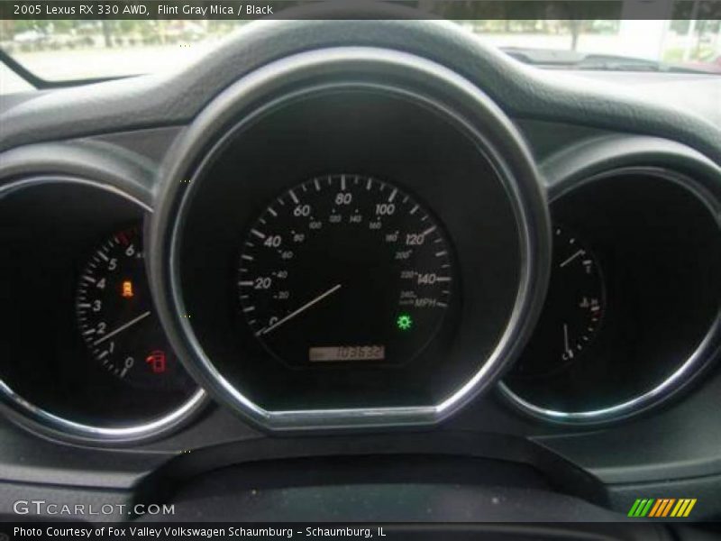 Flint Gray Mica / Black 2005 Lexus RX 330 AWD