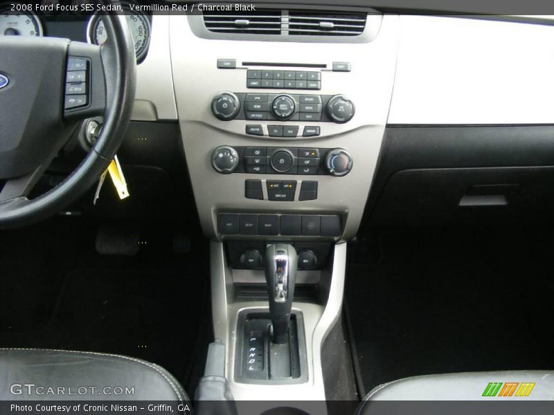 Vermillion Red / Charcoal Black 2008 Ford Focus SES Sedan