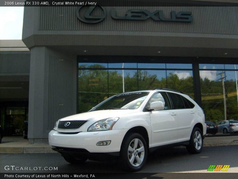 Crystal White Pearl / Ivory 2006 Lexus RX 330 AWD