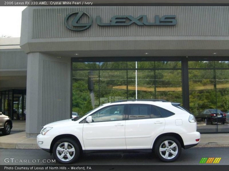 Crystal White Pearl / Ivory 2006 Lexus RX 330 AWD