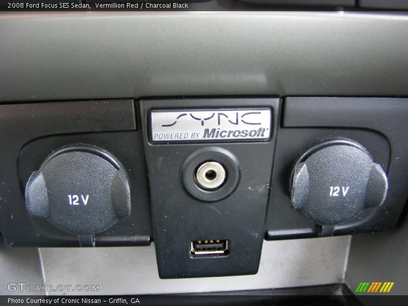 Vermillion Red / Charcoal Black 2008 Ford Focus SES Sedan